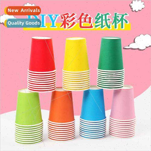 Handmade colorful paper cups 10 kindergarten early childhood