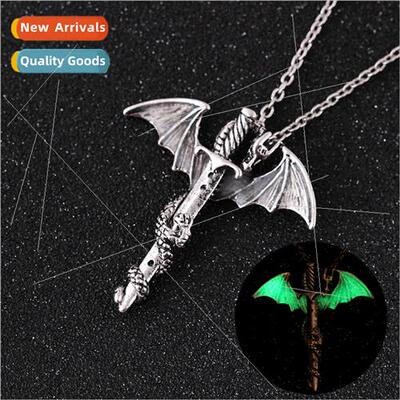 Europe fashion rock roll wind pterodactyl gold sword luminou