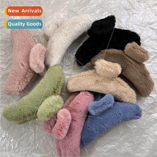 Delicate smooth colorful large hair scrunchies hair volume h