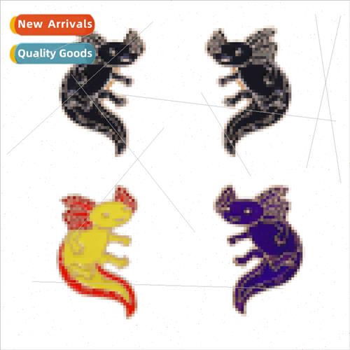 Salamander Brooch Cute Aquatic Creature Pins Bag Accessories