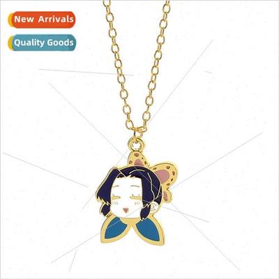 Ghost Destruction Blade Q necklace metal badge anime charact