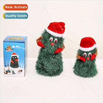 same rotating swinging Christmas e plush cartoon electric mu