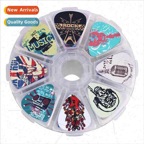 50pcs Colorful Pattern Guar Plectrum Set Musical Instrument