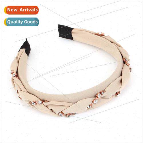 Hair bands female senior sense retro French diamonds new hea