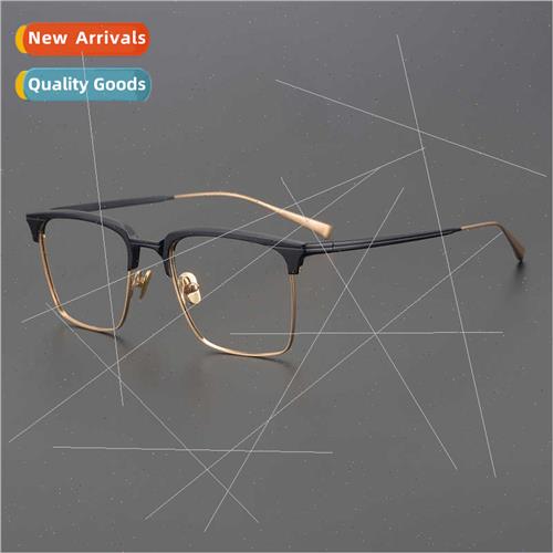 Japan handmade ultra-light pure tanium large frame men tide