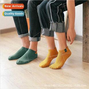 double needle solid SOXLAB col socks Japanese line New thick