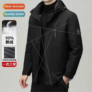 living jacket live clothing goose Down surface men down