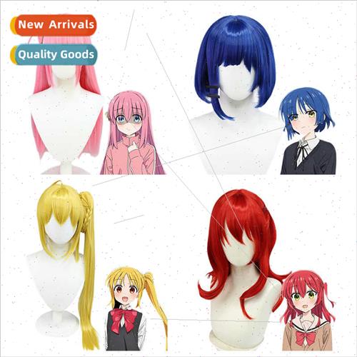 Lonely cos wig Goto Iri Dokuboki cosplay side braid light pi