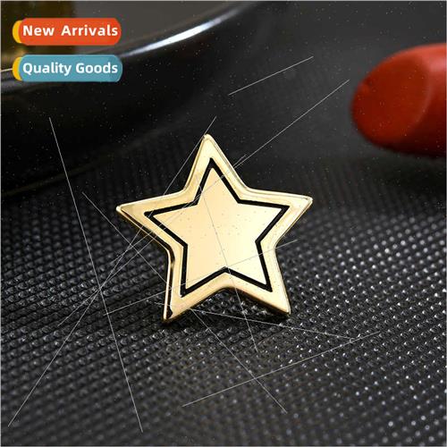 INS mple Pentagram Prickly Horse Pins Anti-Walking Pins Coat