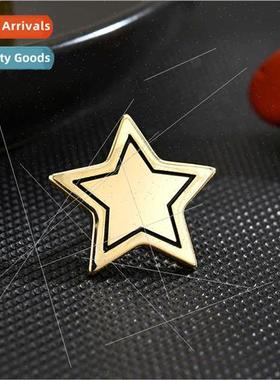 INS mple Pentagram Prickly Horse Pins Anti-Walking Pins Coat