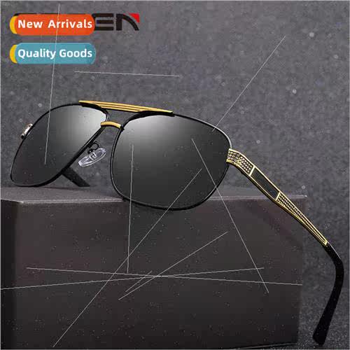 Sunglasses Men Metal Eyeglasses Frame Polarized sunglasses S
