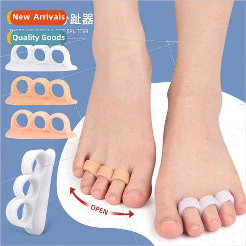 Three-hole wearable toe padsExtensor overlap correction pads