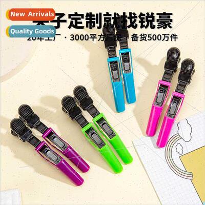 Color crocodile clips barber partions posioning hair hairdre