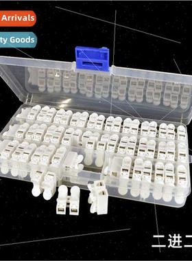 55pcs boxed LED press fast 2-posion CH-2 wire connector plug