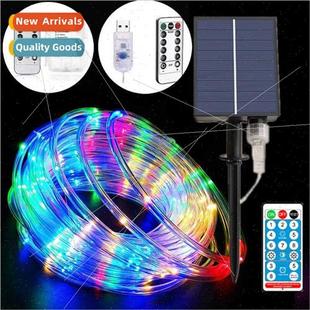 light string led New waterprocolorful tube outdoor lig solar