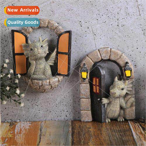 2023 new small dragon resin crafts ornaments window small dr