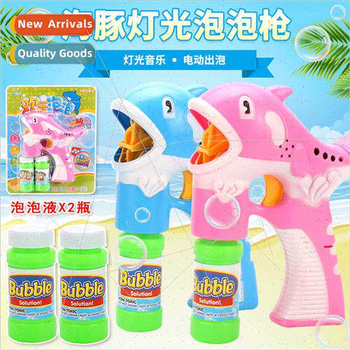 Electric music bubble gun shine dolphin bubble gun wh two bo