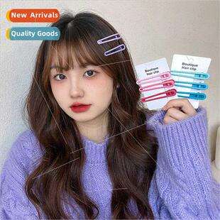 Candy Color Gradient Hair Clips Organize Broken Hair Duckbil
