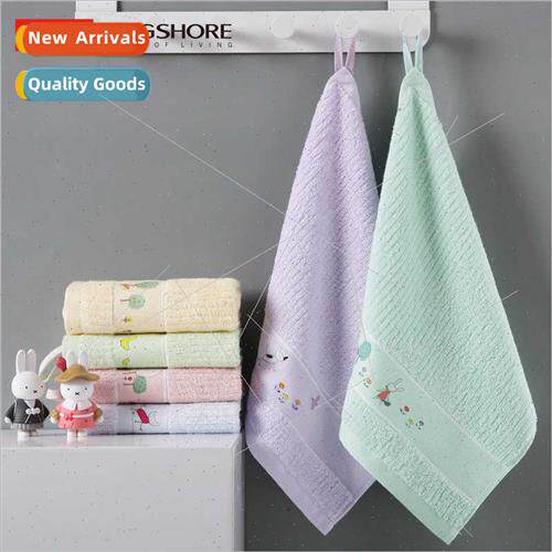 Children towel cotton face wash household super soft baby ba