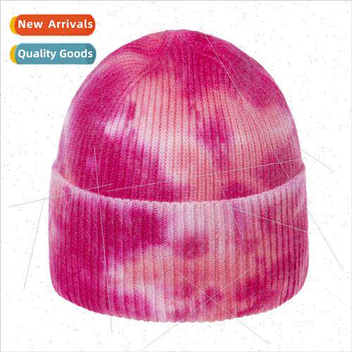 Tie-dye wool cap in Europe Uned States wh landlord cap male