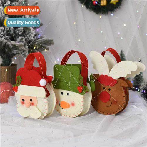 Korean  Christmas children handbags Christmas candy bags -wo