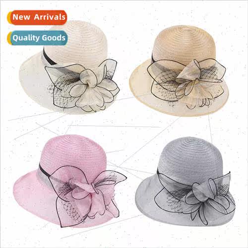 Organza fisherman hat ladies outdoor sunscreen basin hat fas