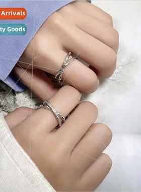 Crossed bamboo rings couple a pair proposal to send girlfrie