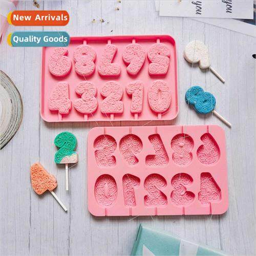 licone 09 Lollipop pattern chocolate DIY cake ice cube cooki