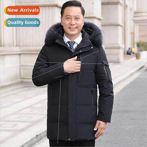 High- down jacket male middle-aged elderly father thickened