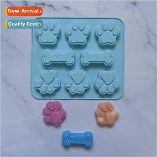 DIY pastry cat cookie Ice cake chocolate bone claw licone