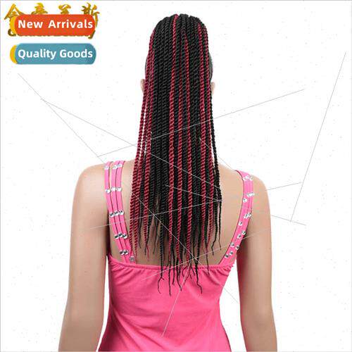 20 inch 2X SENEGAL PONY long straight chemical fiber ponytai
