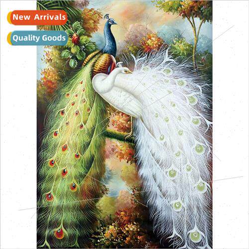 new living room full diamond sticker painting small handmade
