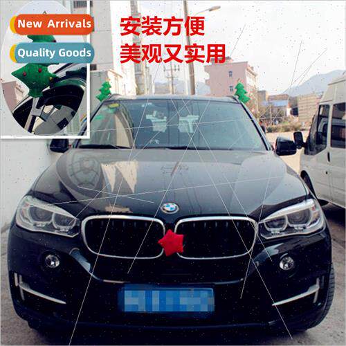 Christmas car decoration Christmas e small pendant red green