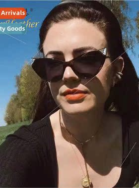 New small frame sunglasses 1921 Europe cat eye sunglasses 适