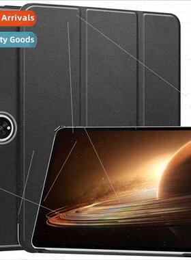 适用oppo tablet case opopopad2 tri-fold castle solid color c