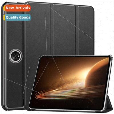适用oppo tablet case opopopad2 tri-fold castle solid color c