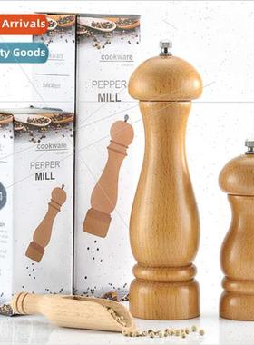 Beechwood Pepper Grinder Manual Black Pepper Pepper Sea Salt