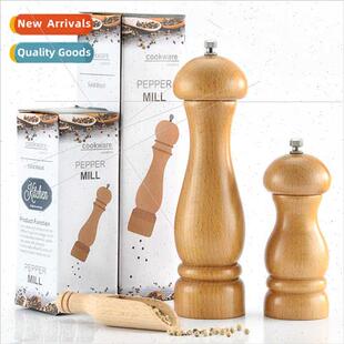 Beechwood Pepper Grinder Manual Black Pepper Pepper Sea Salt