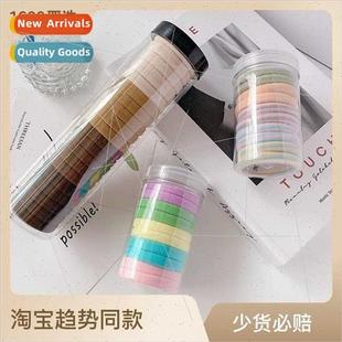 seamless hair band Korea elasticy color high tie candy