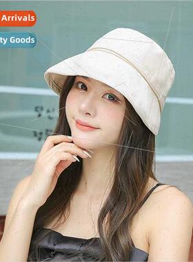 Spring Autumn new canvas bow fisherman hat female summer thi