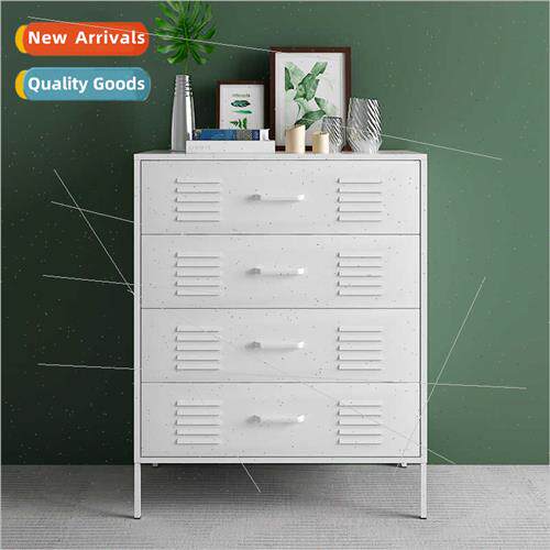 Steel thickened four drawer storage cabinet simple wide ches