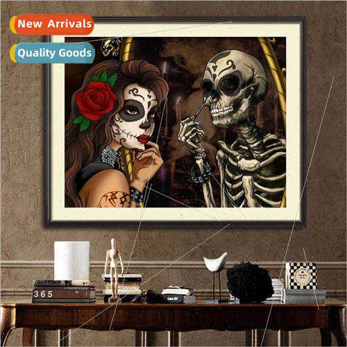 Diamond painting new modern skeleton beauty sticker painting