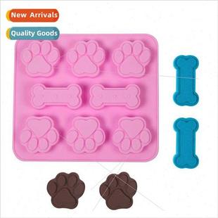 Ice Can Bones Cookie Cake Chocolate Claw Cream Mold Cat