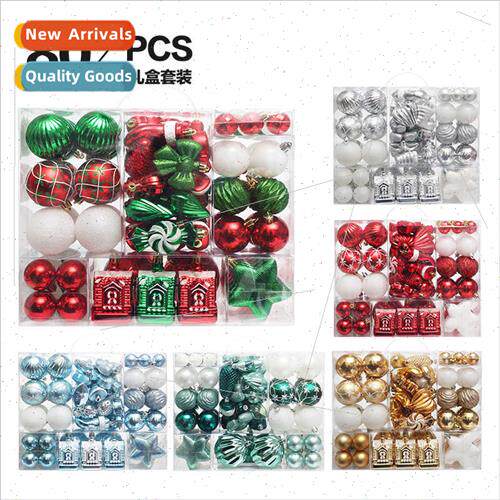 New Products Christmas Decorations 80 Sets Shaped Painted Ch