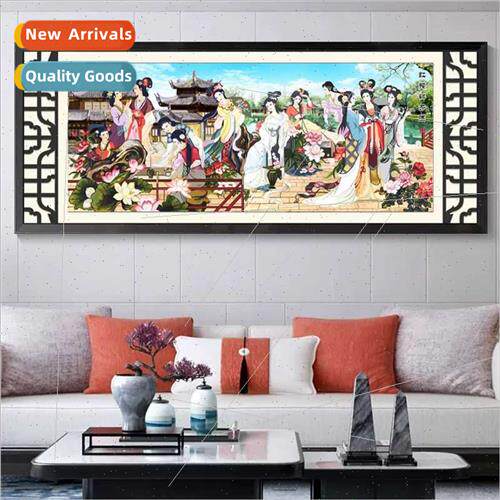 Cross stch new zher chess painting new thread cross stch liv