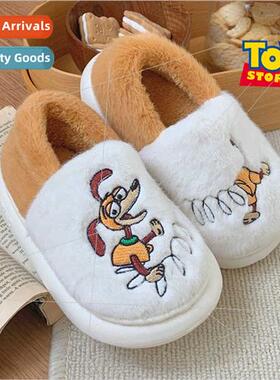 Fun cartoon Toy Story spring dog children cotton slippers wi