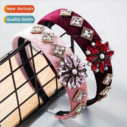 Headband Korea new ins hair accessories Europe diamond cryst
