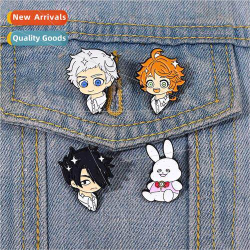 Creative new cartoon anime  characters rabb alloy brooch acc