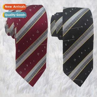 bow tie embroidery note unim musical Japan Jacquard