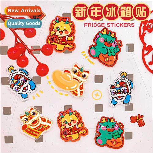 Cartoon refrigerator stickers 2024 acrylic magnetic stickers